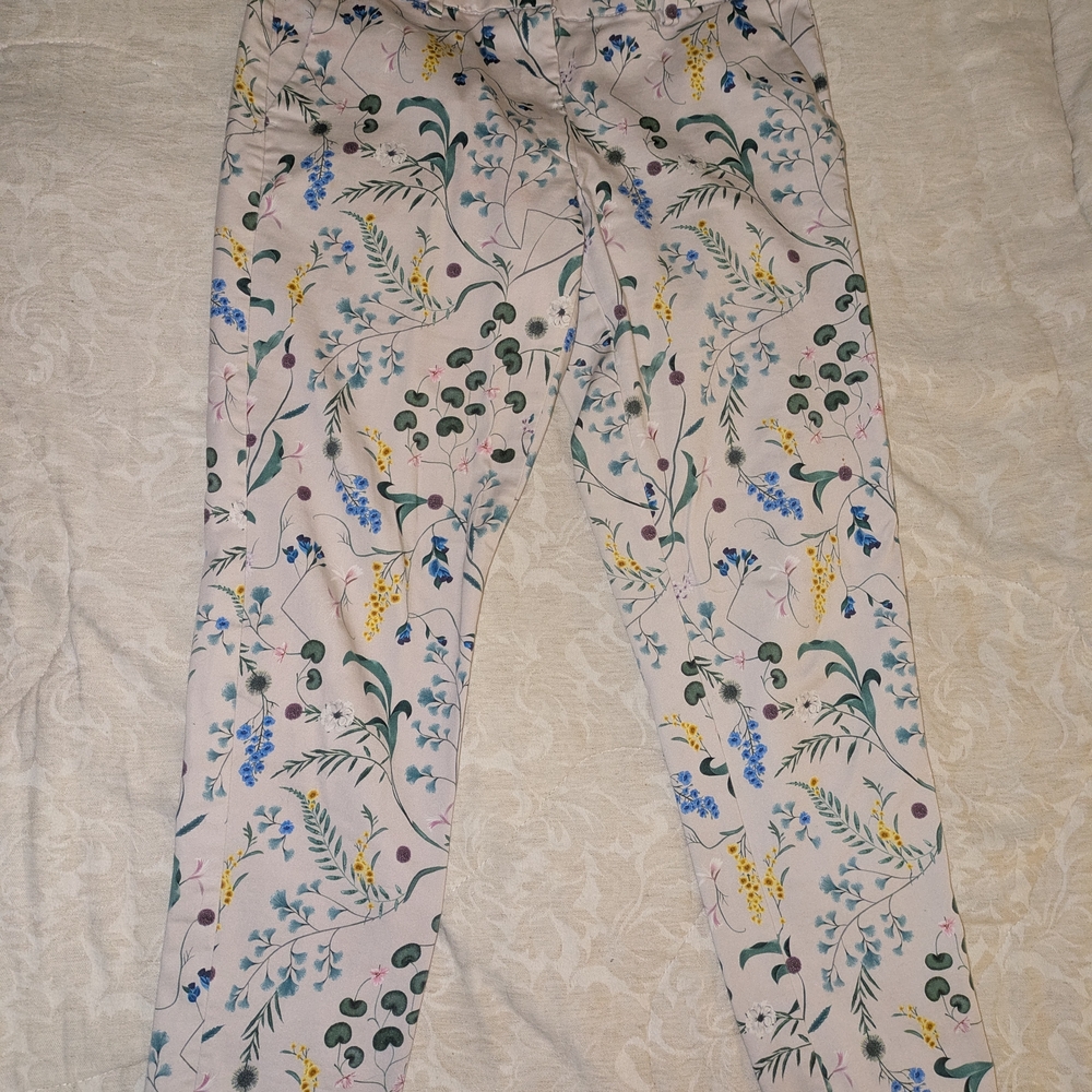 Floral Patterned Pants
